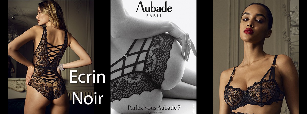 Découvrez ECRIN NOIR, la collection Ultra Luxe AUBADE chez Lutine.fr !